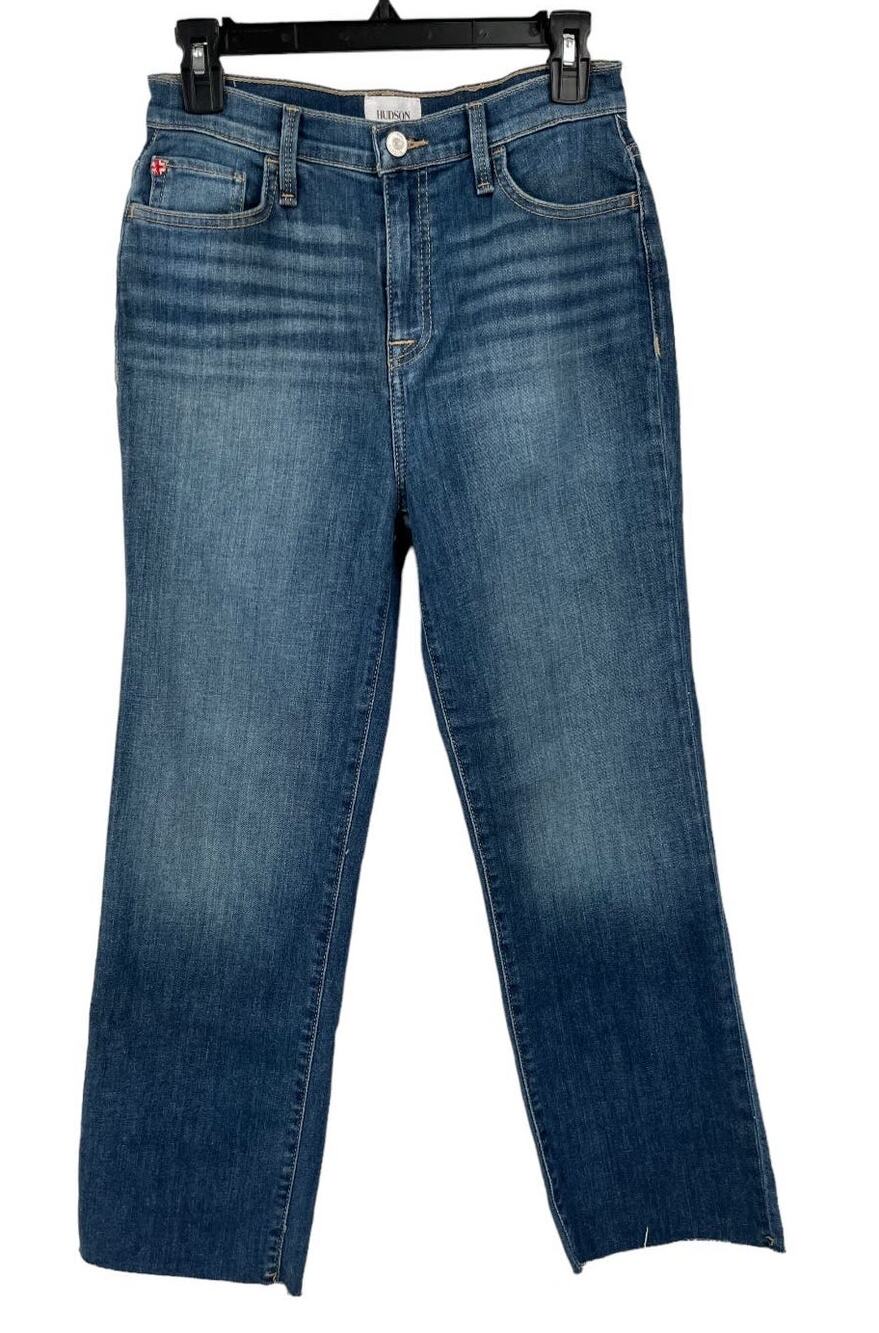 Hudson Jeans Noa mid rise straight crop blue size 25